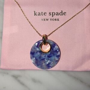 Kate Spade On the Dot Pendant Necklace - mixed 💜 purples